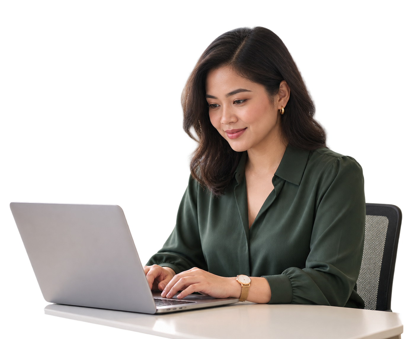 HR professional using HR Solo on a laptop